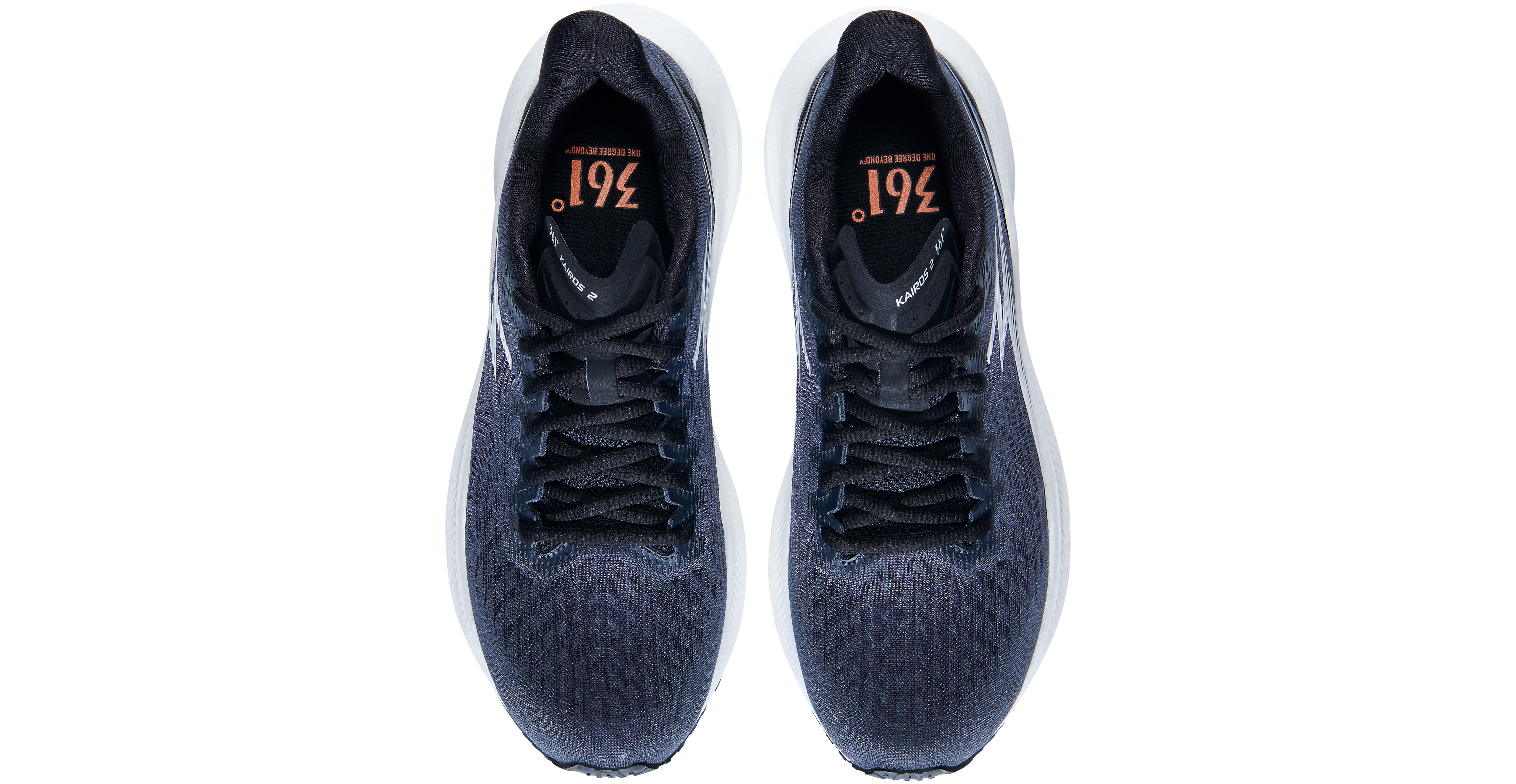 NEW 361 DEGREES men\'s kairos 2 running shoes in black/white 361 USA INC. W main image 4