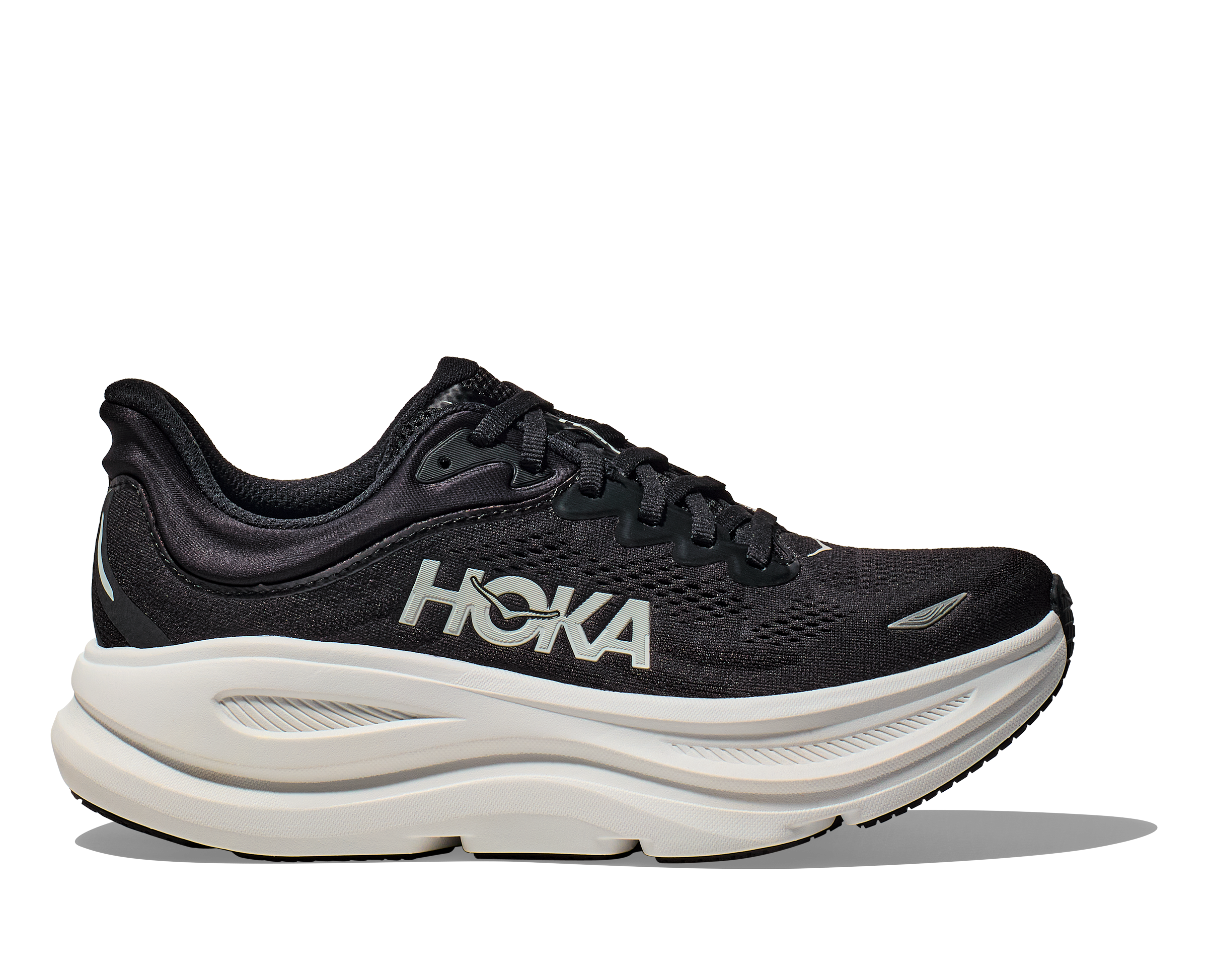 HOKA ONE ONE M's BONDI 9 WIDE BLACK / WHITE